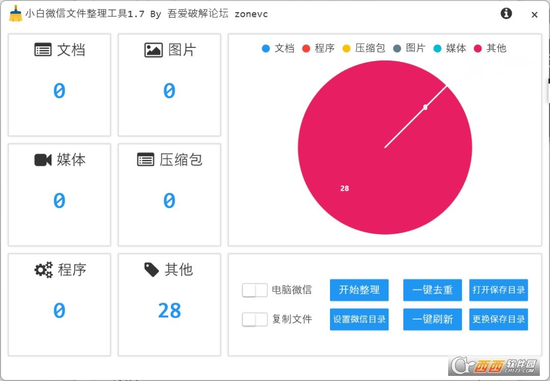 微信资料整理,清理工具,处理软件.